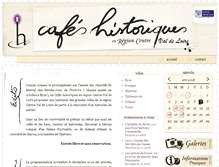 Tablet Screenshot of cafeshistoriques.com